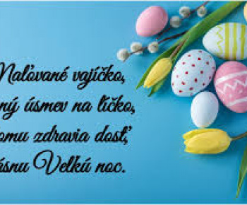 Požehnané Veľkonočné sviatky
