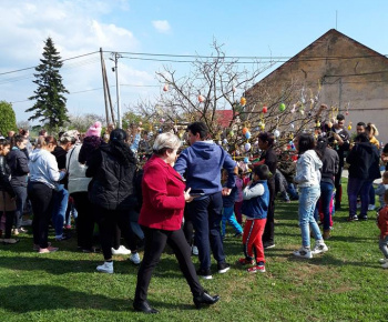 Aktuality / Zdobenie stromčeka veľkonočnými vajičkami - foto
