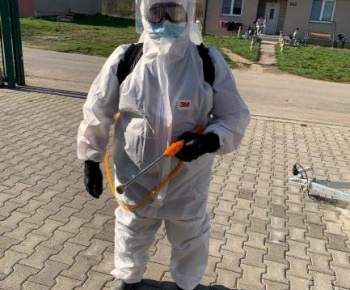 Dezinfekcia proti šíreniu Covid 19
