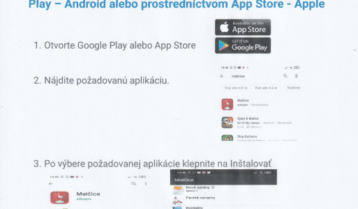 Mobilná aplikácia -Malčice- 