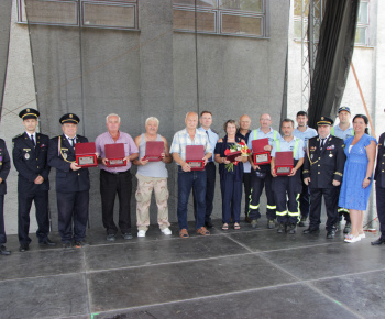 Obecné oslavy pri príležitosti 130.výr. DHZ a 100.výr. TJ Malčice-  